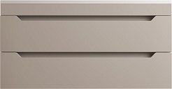 Style Line Тумба под раковину Остин 100 подвесная крем – фотография-1